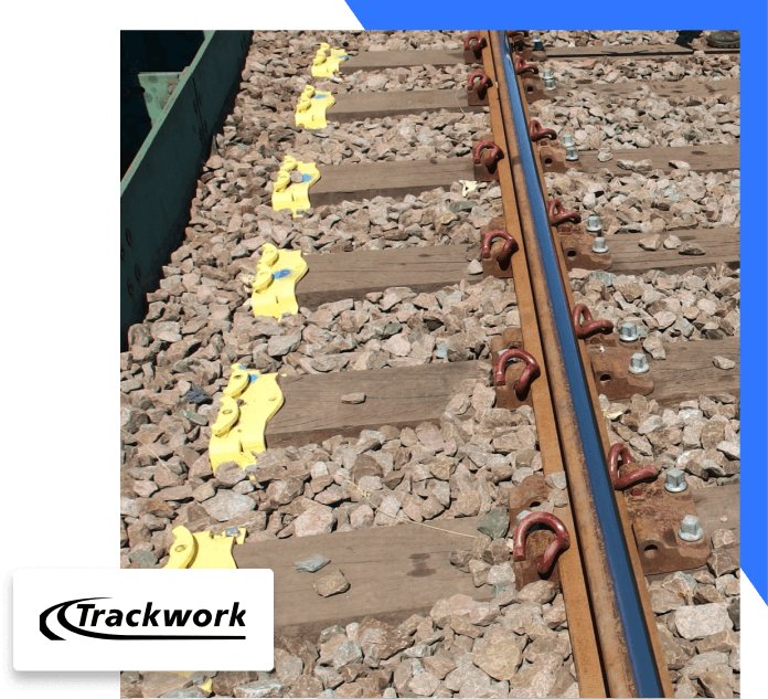 Multiple lateral resistance plates on rail ties
